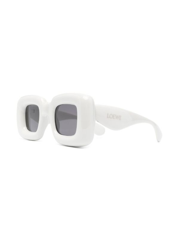LOEWE EYEWEAR Grey Inflated Square-Frame Sunglasses | Browns Sunglasses