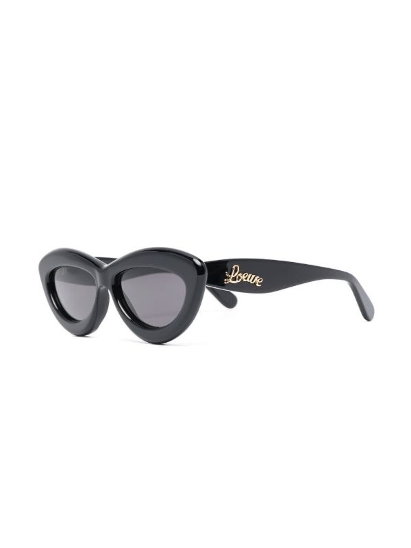 LOEWE EYEWEAR Logo-plaque Tinted Sunglasses | Browns Sunglasses