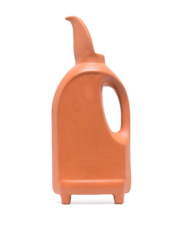 LOLA MAYERAS Orange Laundry Ceramic Carafe | Browns Vases