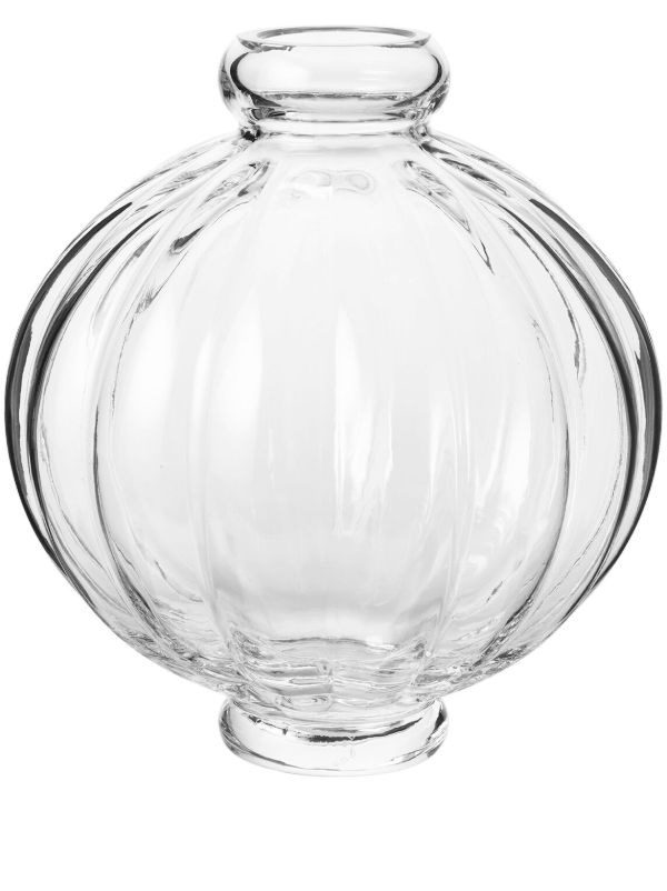Louise Roe White Balloon 01 Glass Vase | Browns Vases