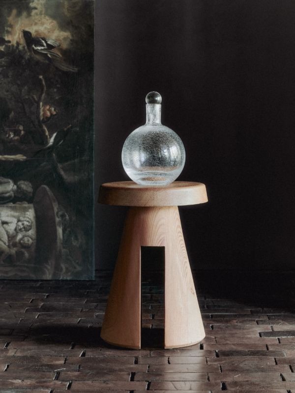 Louise Roe White Bubble Glass Carafe | Browns Vases