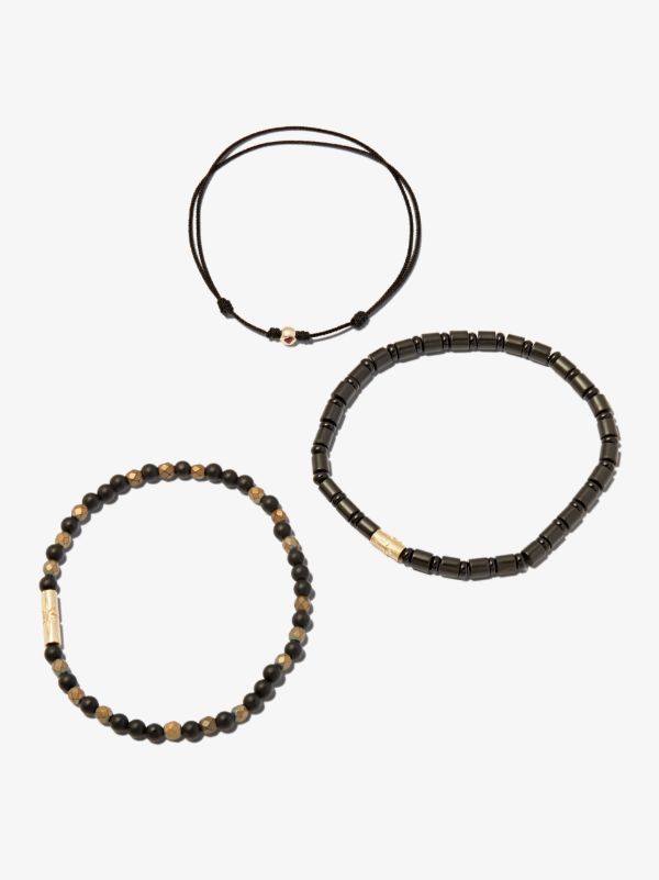 LUIS MORAIS 14K Yellow Gold Beaded Bracelet Set | Browns Bracelets