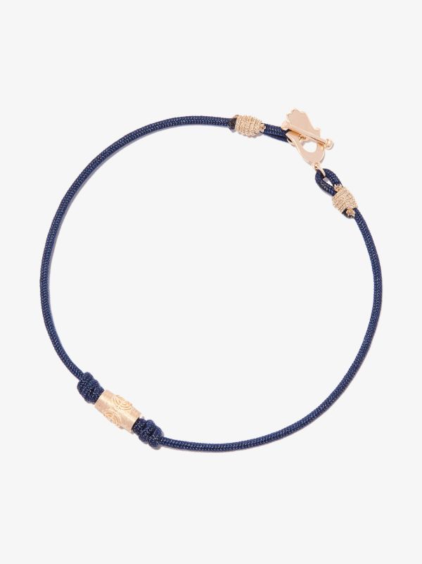 LUIS MORAIS 14K Yellow Gold Hamsa Beaded Cord Bracelet | Browns Bracelets