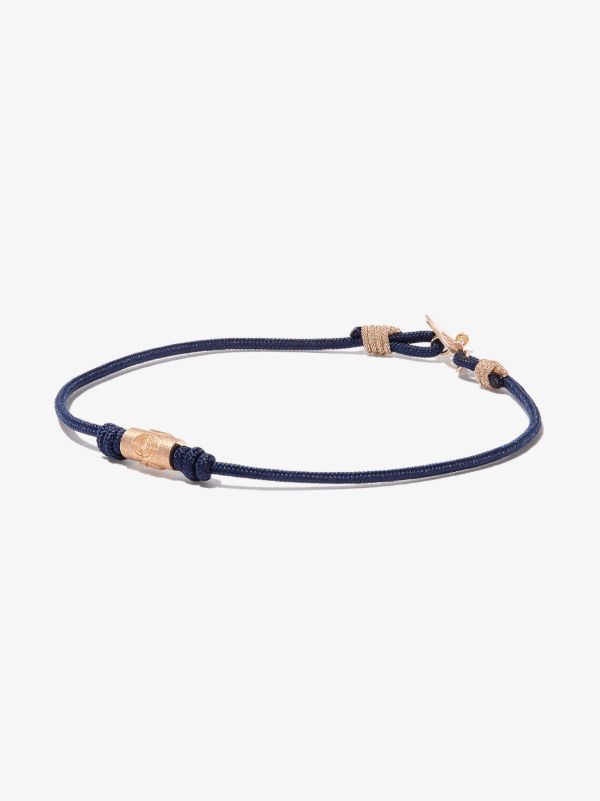 LUIS MORAIS 14K yellow gold Hamsa beaded cord bracelet | Browns Bracelets