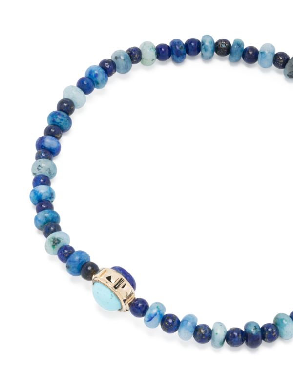 LUIS MORAIS 14K Yellow Gold Rotary Gemstone Bracelet | Browns Bracelets