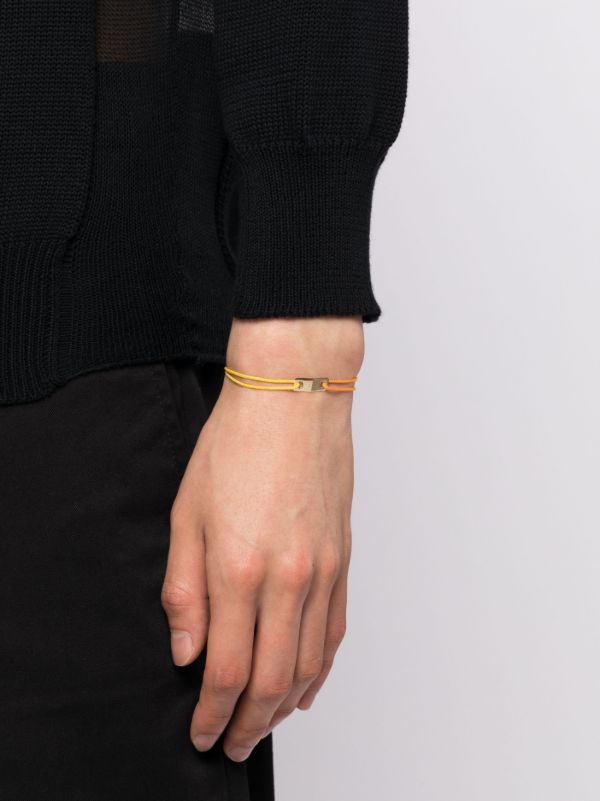 LUIS MORAIS 14K Yellow Gold Small Link ID Plate Bracelet | Browns Bracelets