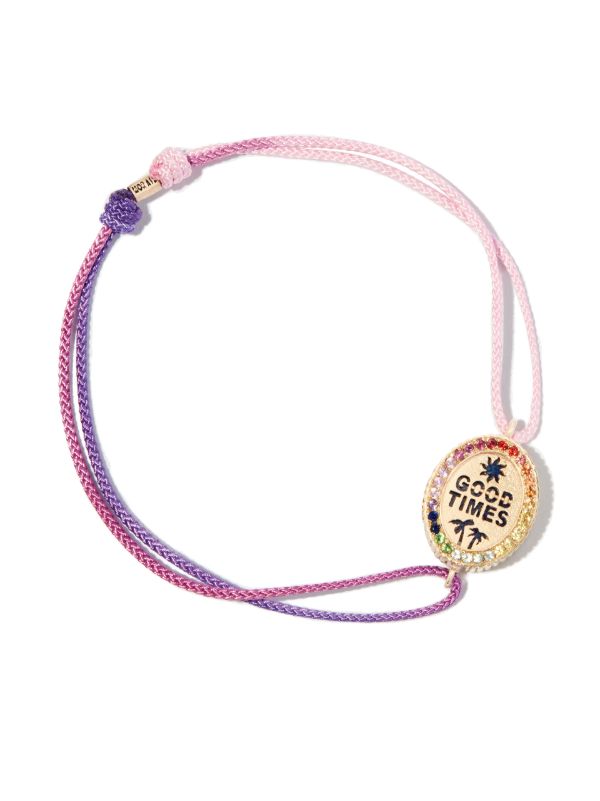 LUIS MORAIS 14K Yellow Gold The Good Times Skull Ombre Bracelet | Browns Bracelets