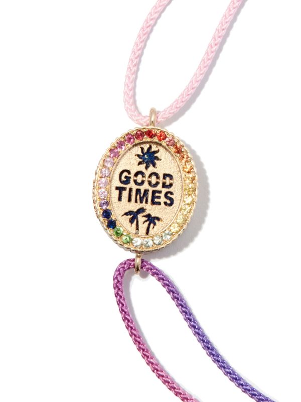 LUIS MORAIS 14K Yellow Gold The Good Times Skull Ombre Bracelet | Browns Bracelets