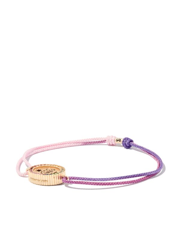 LUIS MORAIS 14K Yellow Gold The Good Times Skull Ombre Bracelet | Browns Bracelets