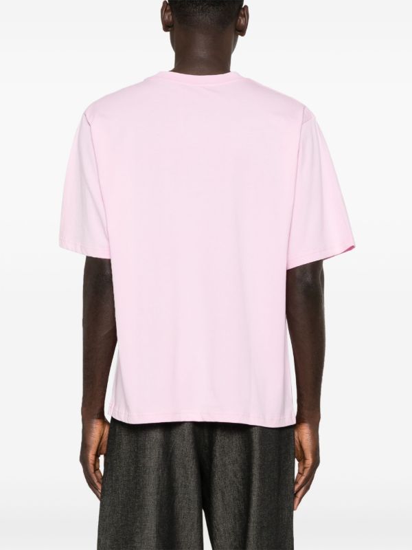 LỰU ĐẠN Pink Manic Hand Cotton T-Shirt | Browns T-Shirts