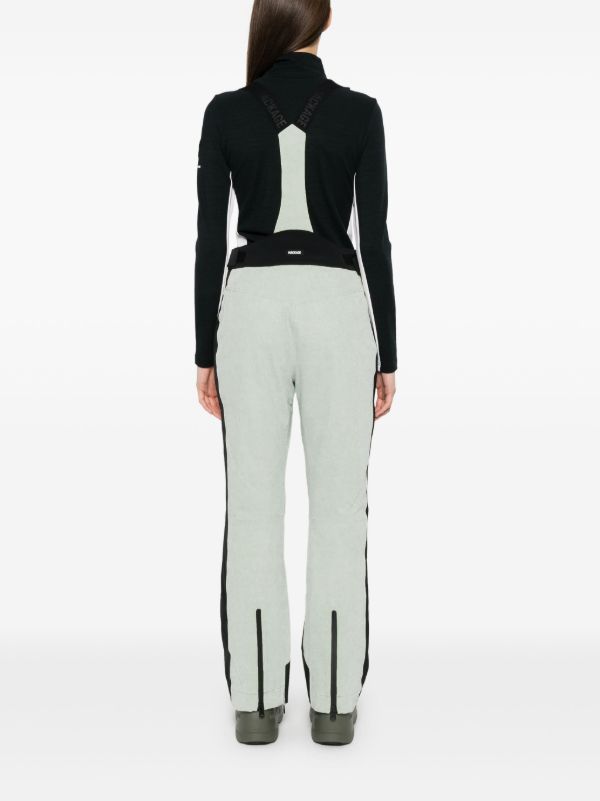 Mackage White Nyomi Ski Dungarees | Browns Ski All-In-One