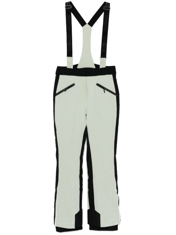 Mackage White Nyomi Ski Dungarees | Browns Ski All-In-One