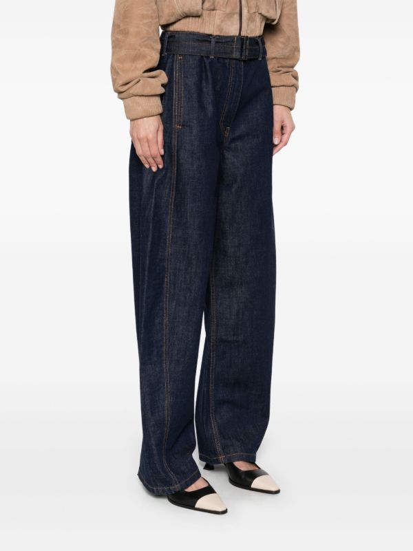 Magda Butrym Belted Wide-Leg Jeans | Browns Wide-Leg Jeans