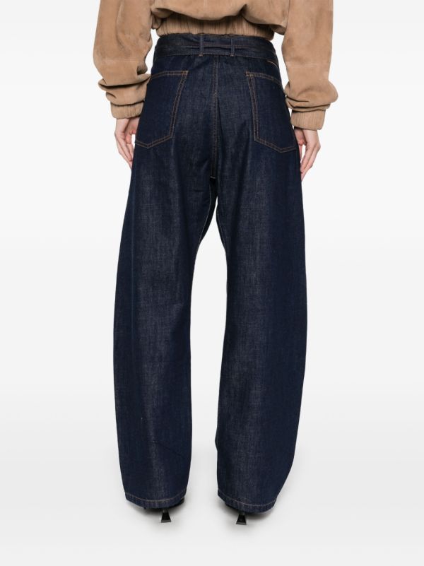 Magda Butrym Belted Wide-Leg Jeans | Browns Wide-Leg Jeans