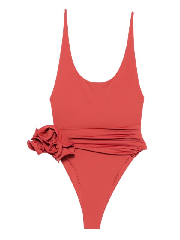 Magda Butrym floral-appliqué swimsuit | Browns One-Pieces