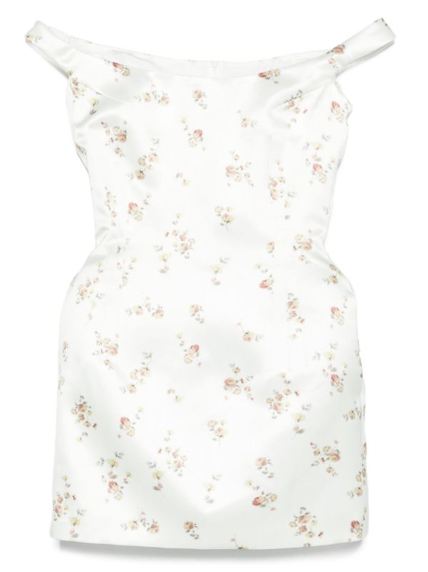Magda Butrym floral-print mini dress | Browns Cocktail & Party Dresses