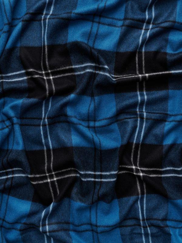 Magniberg Blue Tartan Wool Blanket | Browns Blankets & Throws