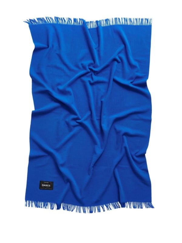 Magniberg Blue Virgin Wool Blanket | Browns Blankets & Throws