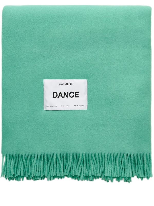 Magniberg Blue Virgin Wool Blanket | Browns Blankets & Throws