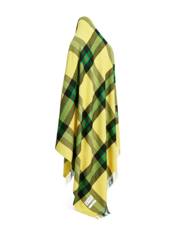 Magniberg Yellow Tartan Wool Blanket | Browns Blankets & Throws