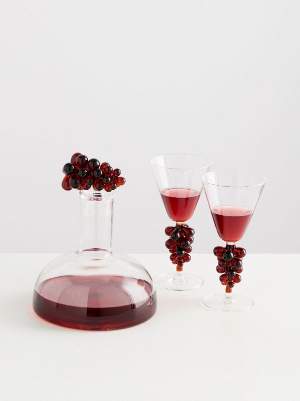 Maison Balzac Clear MB Bordeaux Wine Decanter | Browns Glassware