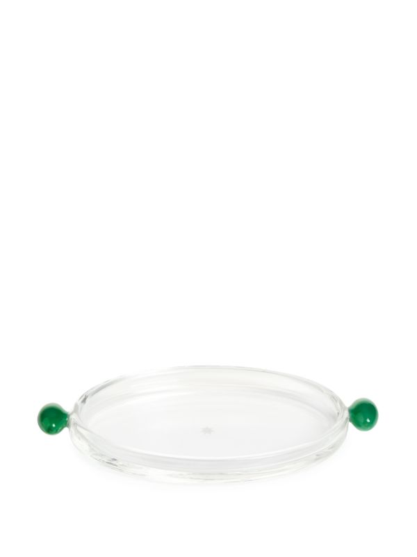 Maison Balzac Clear Olive Plate | Browns Plates & Bowls