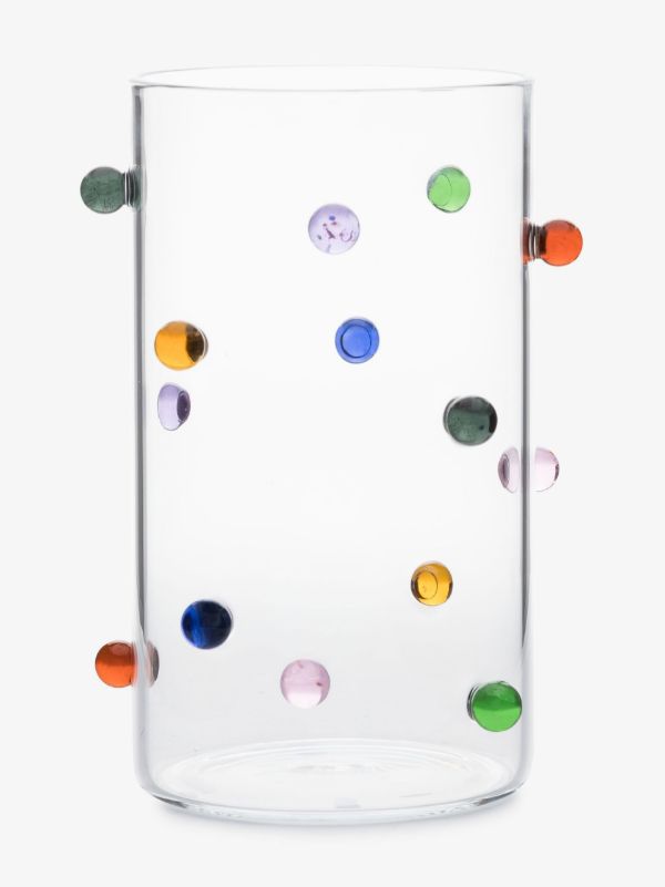 Maison Balzac Clear Pomponette Glass Vase | Browns Vases