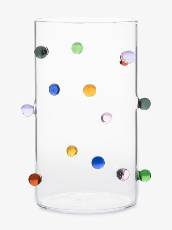 Maison Balzac clear Pomponette glass vase | Browns Vases