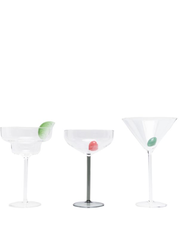 Maison Balzac x Browns Cocktail Glasses (set of three) | Browns Glassware