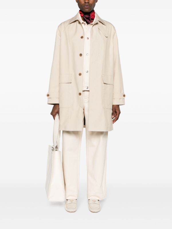 Maison Kitsuné White Workwear Straight-Leg Jeans | Browns Regular & Straight-Leg Jeans