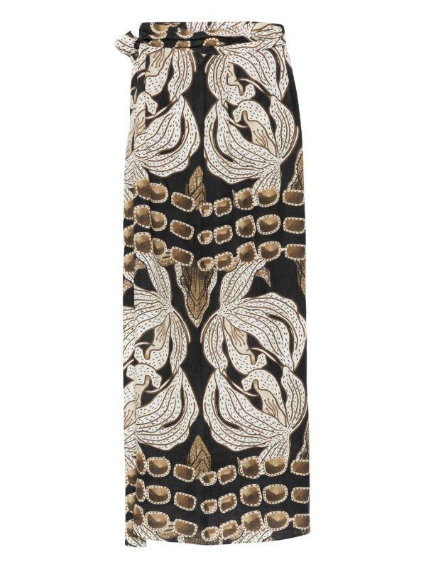 Maison La Plage Eva Midi Wrap Skirt | Browns Beach Cover-Ups