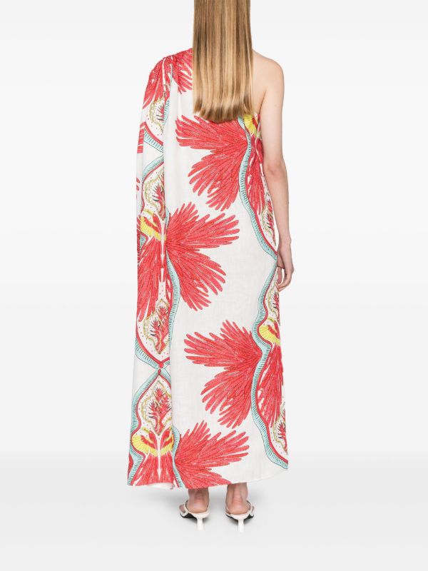 Maison La Plage White Hawai One-Shoulder Dress | Browns Sundresses