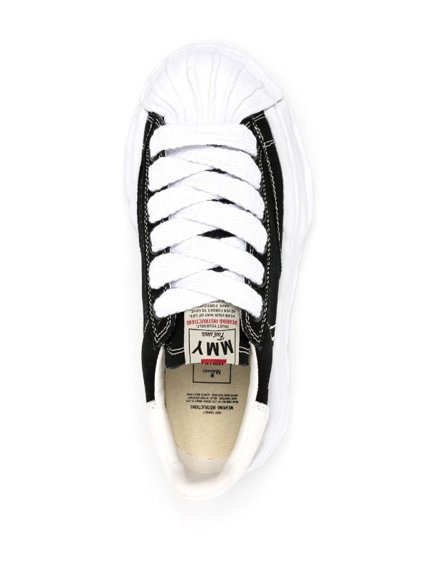Maison MIHARA YASUHIRO Black Blakey Low Top Sneakers | Browns Low-Tops