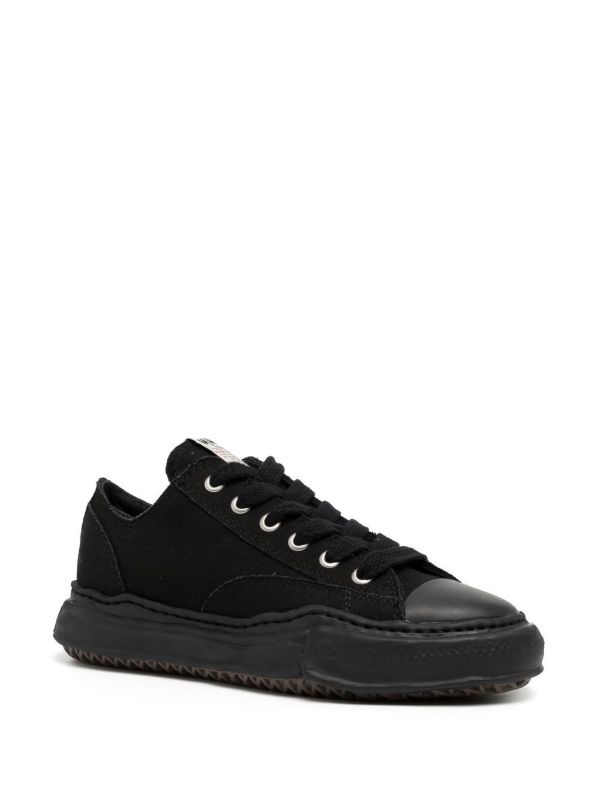 Maison MIHARA YASUHIRO Black Peterson23 Canvas Sneakers | Browns Low-Tops