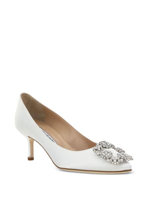Manolo Blahnik 50mm Hangisi Pumps | Browns Pumps