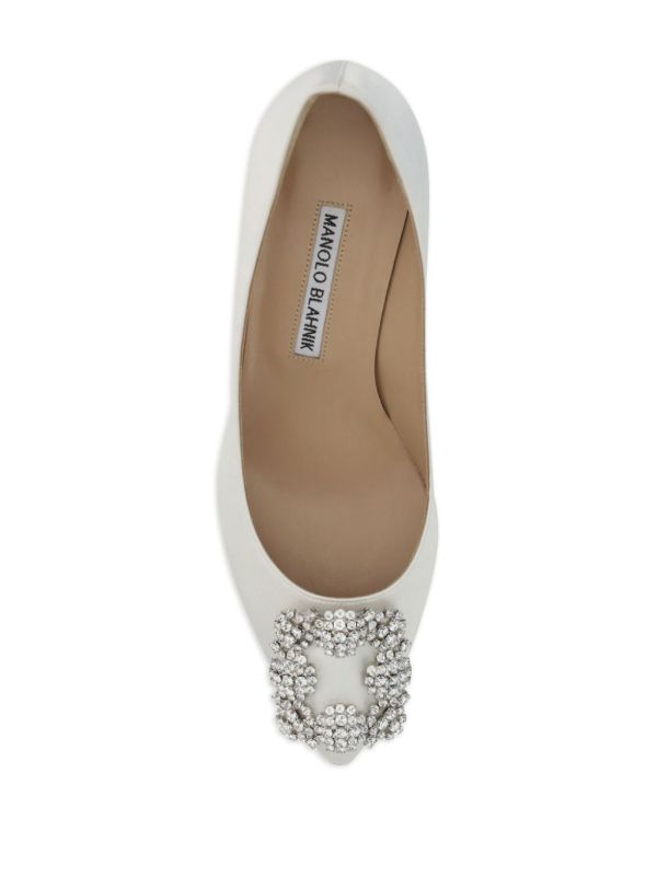 Manolo Blahnik 50mm Hangisi Pumps | Browns Pumps
