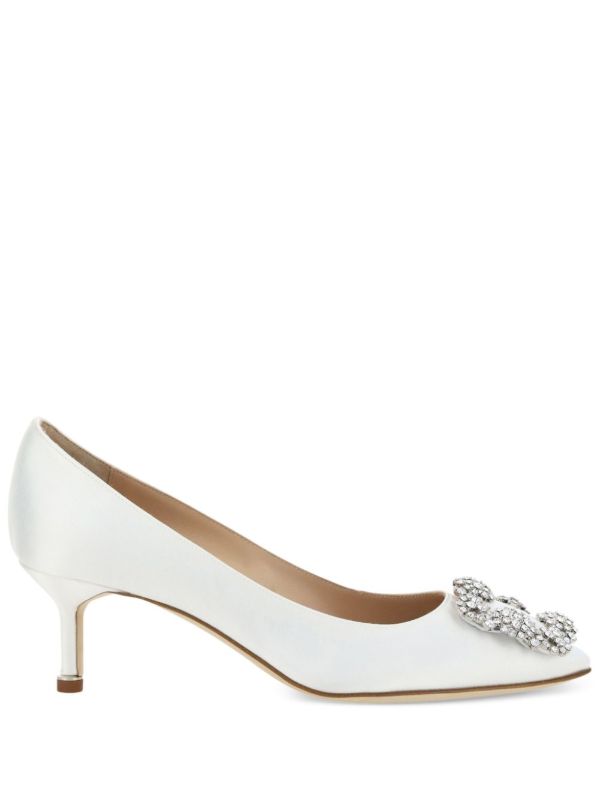 Manolo Blahnik 50mm Hangisi Pumps | Browns Pumps