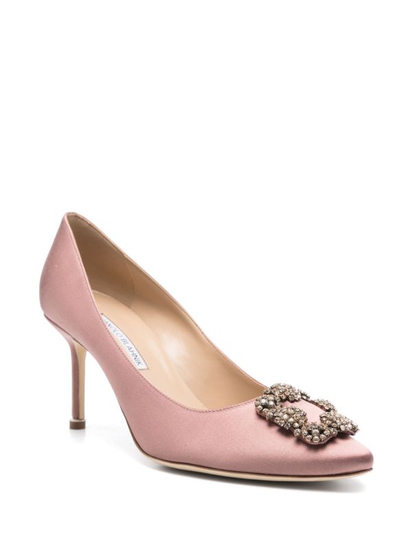 Manolo Blahnik 70mm Hangisi Pumps | Browns Pumps