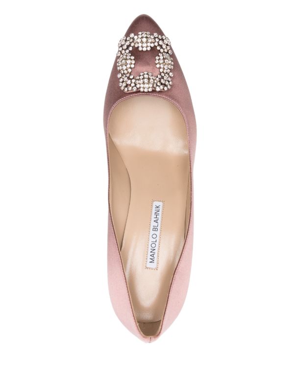 Manolo Blahnik 70mm Hangisi Pumps | Browns Pumps