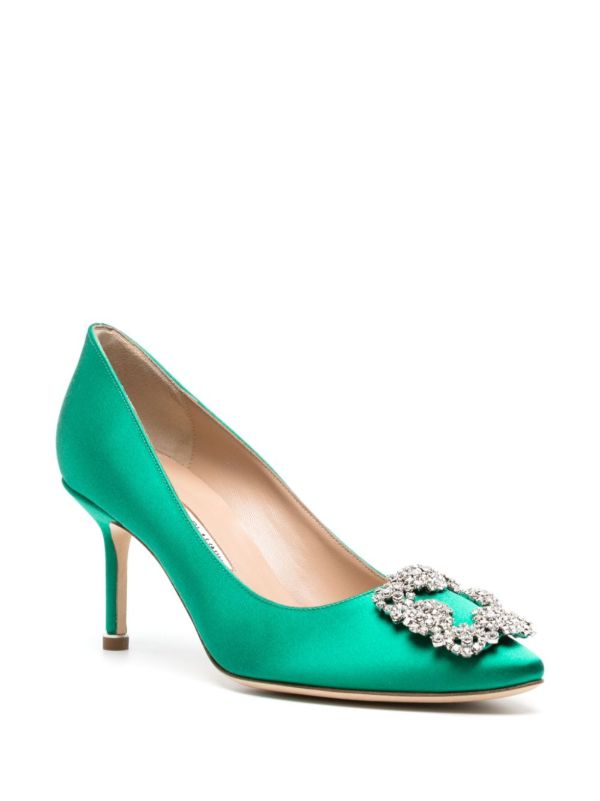 Manolo Blahnik 70mm Hangisi Pumps | Browns Pumps