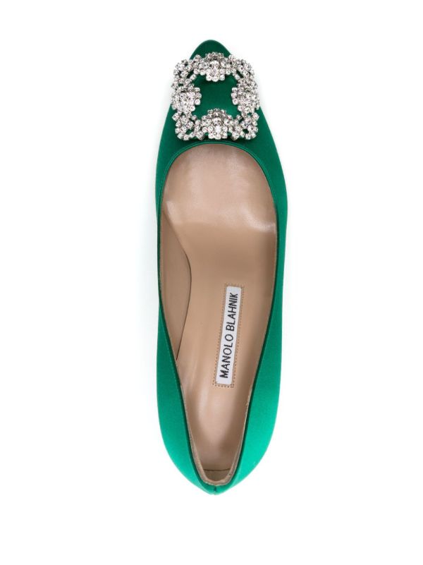 Manolo Blahnik 70mm Hangisi Pumps | Browns Pumps