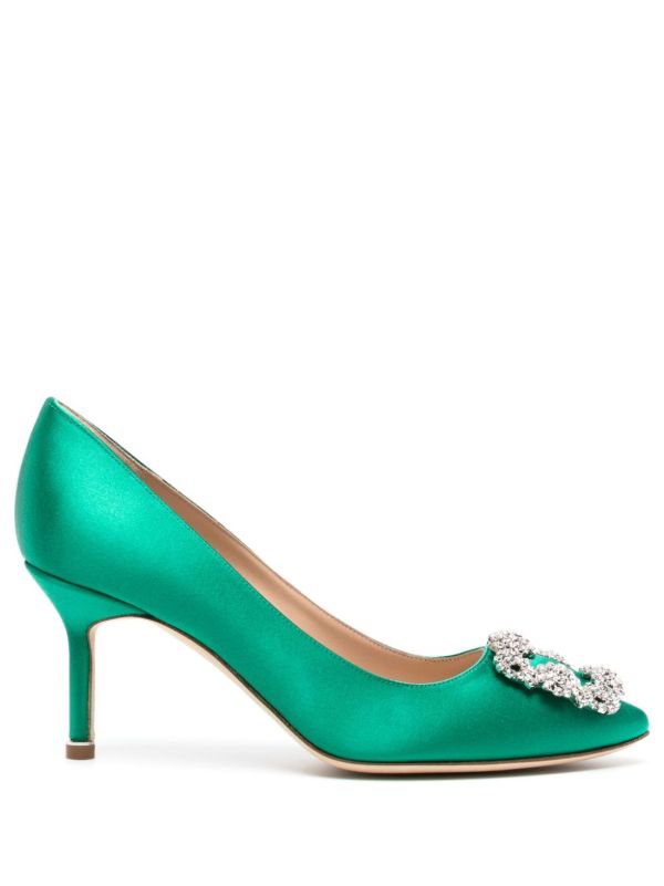 Manolo Blahnik 70mm Hangisi Pumps | Browns Pumps