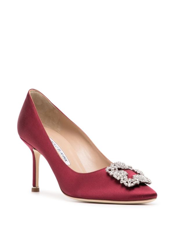 Manolo Blahnik 70mm Hangisi Pumps | Browns Pumps