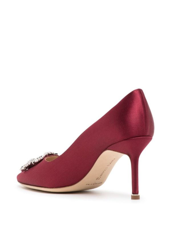 Manolo Blahnik 70mm Hangisi Pumps | Browns Pumps