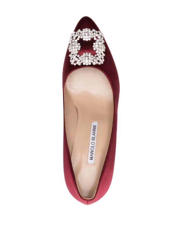 Manolo Blahnik 70mm Hangisi Pumps | Browns Pumps