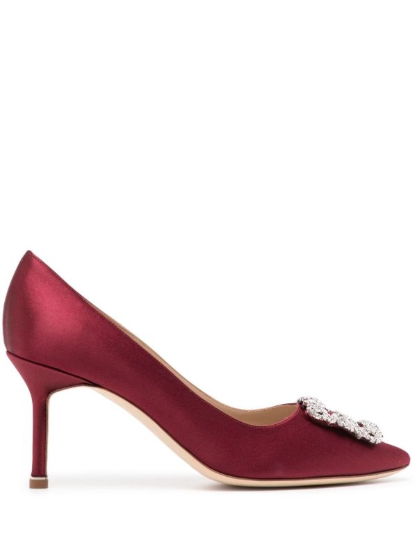 Manolo Blahnik 70mm Hangisi Pumps | Browns Pumps