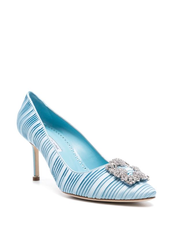 Manolo Blahnik 70mm Hangisi Pumps | Browns Pumps