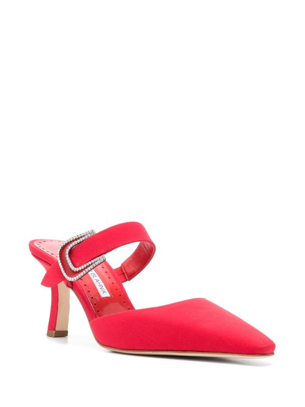 Manolo Blahnik 70mm Jabita Mules | Browns Mules