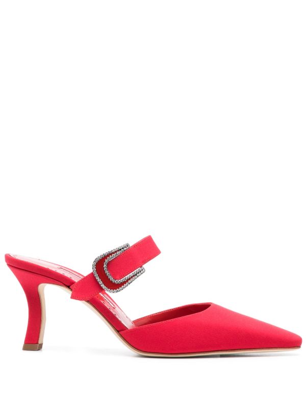 Manolo Blahnik 70mm Jabita mules | Browns Mules