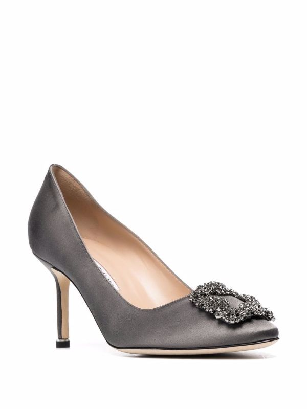 Manolo Blahnik 80mm Hangisi Pumps | Browns Pumps